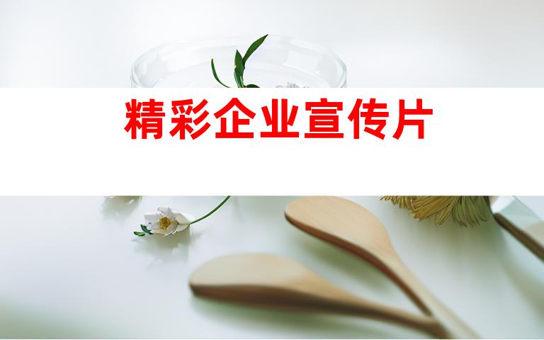 精彩企业宣传片